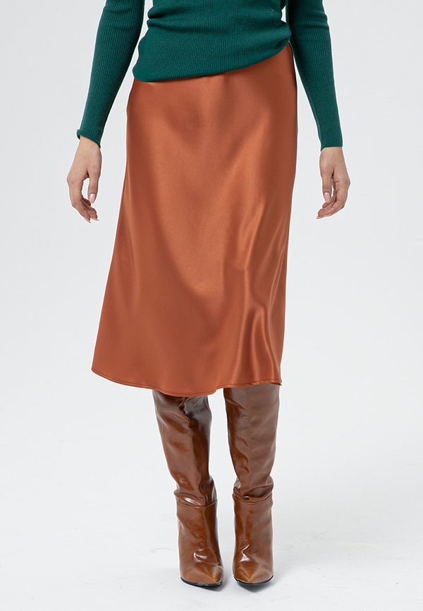 Юбка по косой длинной миди