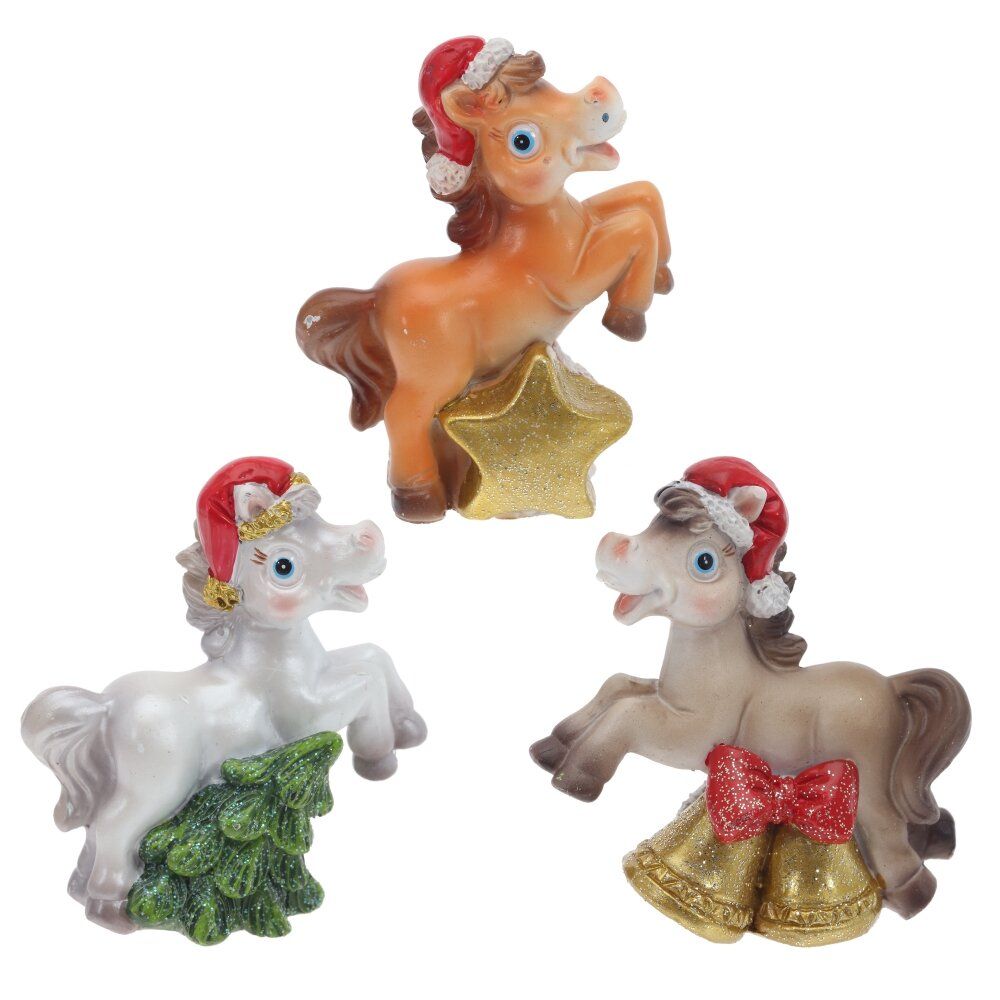 GAEM Фигурка декоративная "Лошадка", L5,5 W3 H6,5 см, 3в.