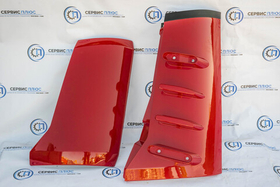 Обтекатель угловой кабины внутрен/наружний лев. X3000 (красный) DZ14251110060/0258