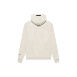 Толстовка Fear of God Essentials FW21 Pullover Hoodie Light Heather Oatmeal Logo, FOG-FW21-167