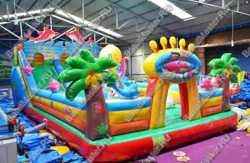 Коммерческий батут "Солнечный осьминожек"