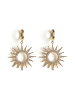 Серьги "Sun" Gold