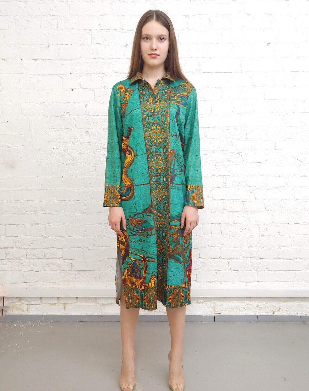 Платье "Звездный атлас", по мотивам карт из атласа звездного неба «Globi coelestis»