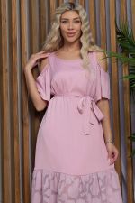 Платье Разбивая сердца (розовое) П13349-7М LT Collection