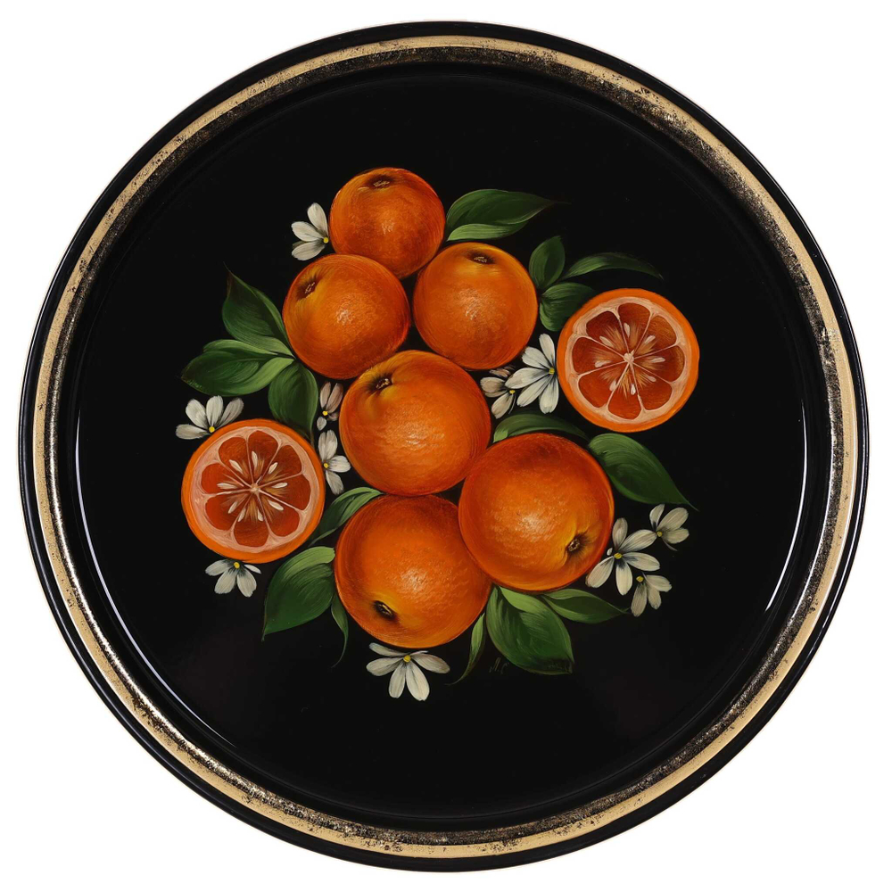 Zhostovo metal tray A9D280225134