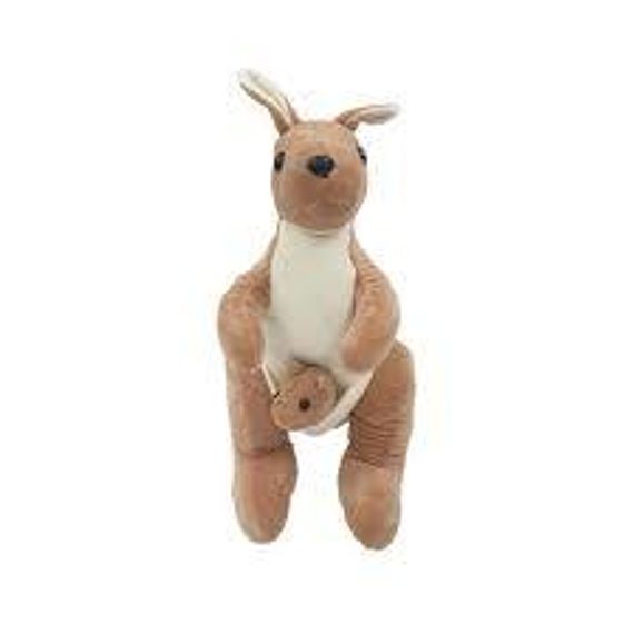 Yumşaq oyuncaq \ Мягкая игрушка \ Soft toys Kenquru balalı (bej) (böyük)