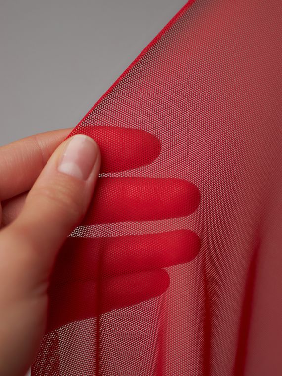 Сетка эластичная Lauma, арт. 556, красный 100