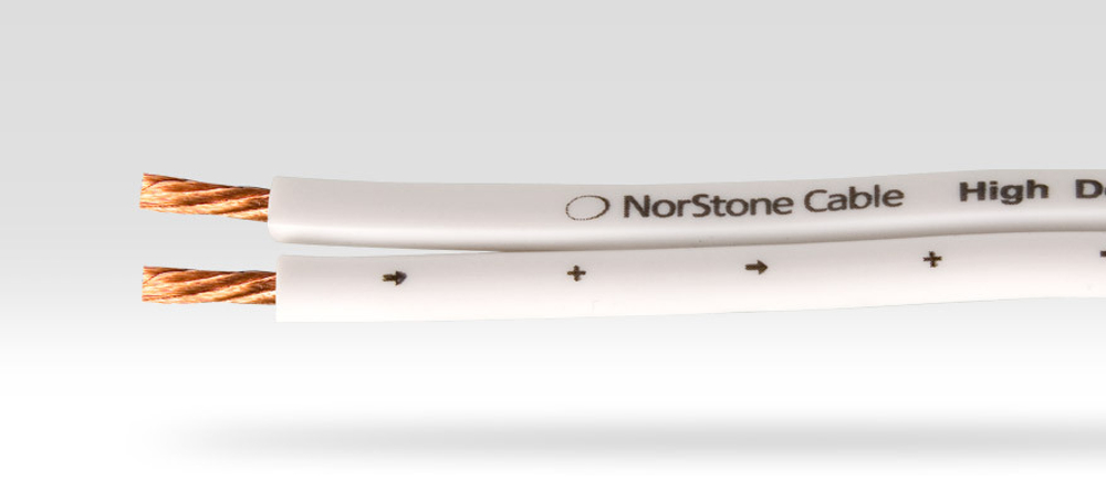 NorStone Classic White W250-100, акуст.кабель, сечение 2х2,5мм², OFC, белая изол.,100 м. NORW250100