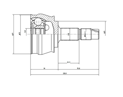 MAXGEAR - EW121150038-EWI - Joint Kit, drive shaft - Na nasem stanju artikl proizvodaca EWIGER.
