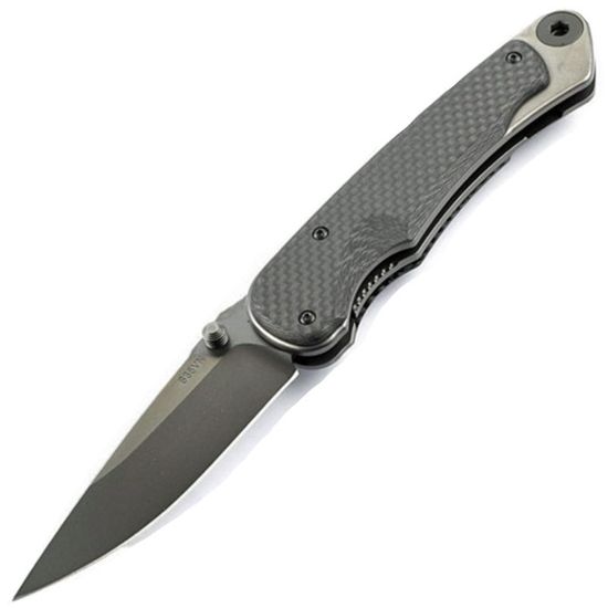Складной нож скл. Spartan Blades Akribis Folder SB/SF1MGMGCF c клинком из стали CPM-S35VN, рукоять титан / карбон