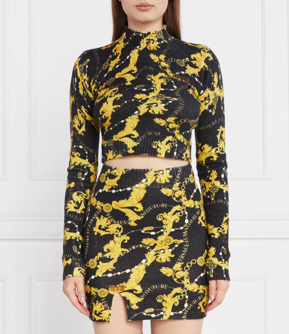 Свитер Versace Jeans Couture - черный(75HAFM40CM34N)