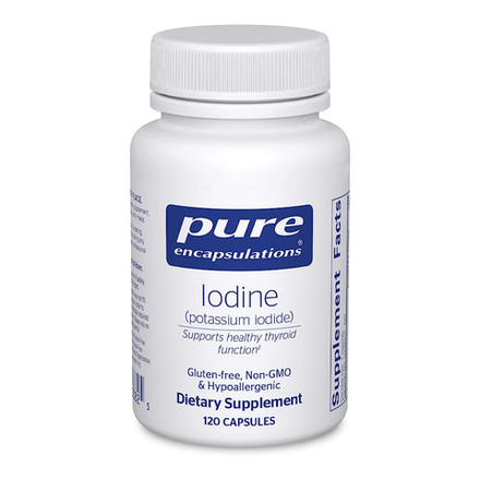 Pure Encapsulations, Йод, Iodine, 120 капсул