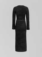 Костюм трикотажный 888 90222 однотонный из укороченного свитера и прямой юбки