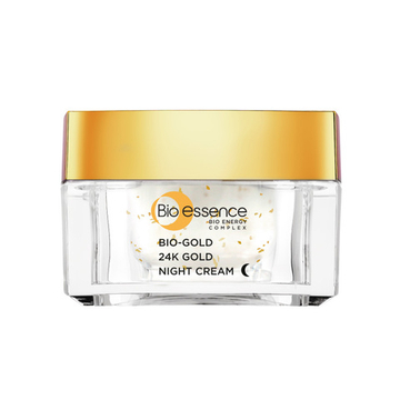 24K NIGHT CREAM Омолаживающий ночной крем с Золотом 24К для лица, 40 мл