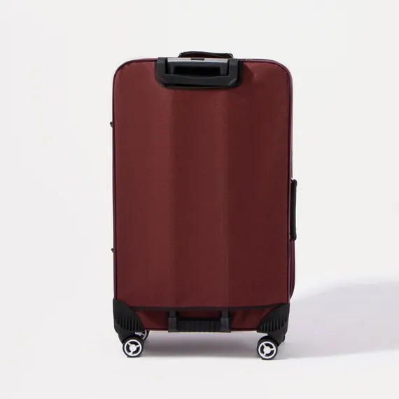 Чемодан большой 28&quot;, отдел на молнии, 2 наружных кармана, кодовый замок, цвет красный