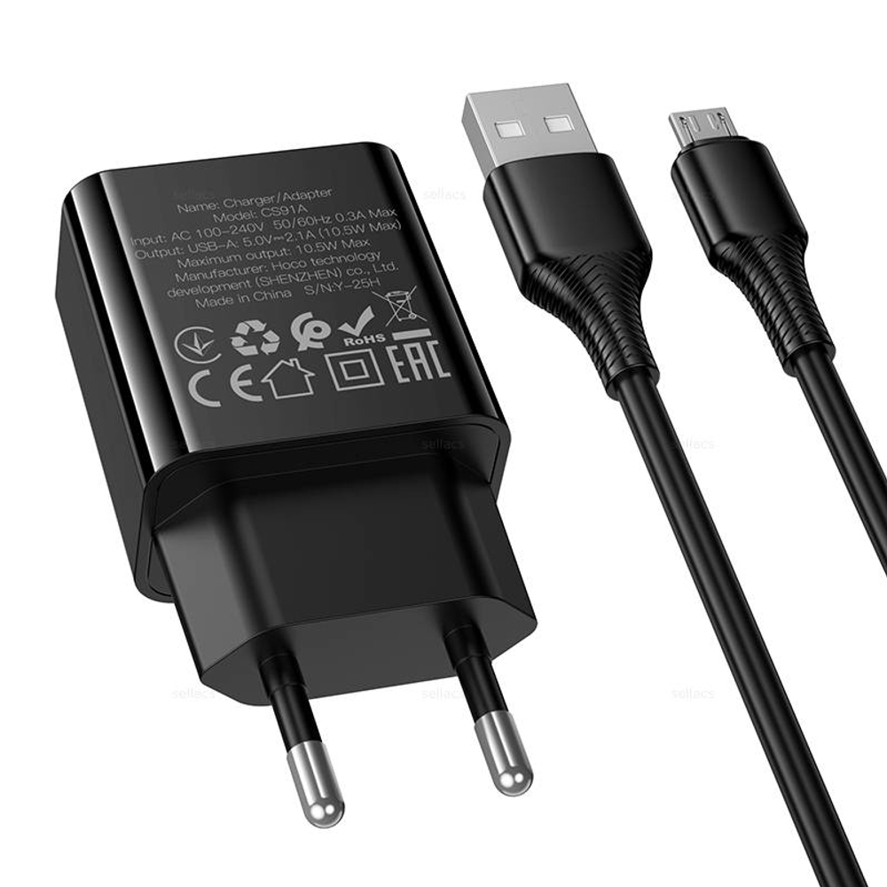 Hoco CS91A Leader зарядное устройство набор (Micro-USB)