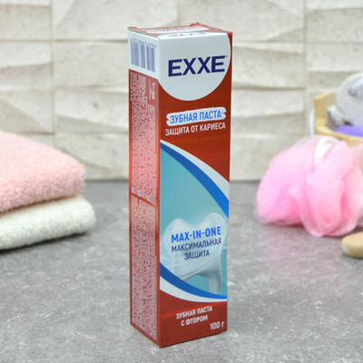 Зубная паста "Максимальная защита от кариеса Max-in-one" 100г EXXE