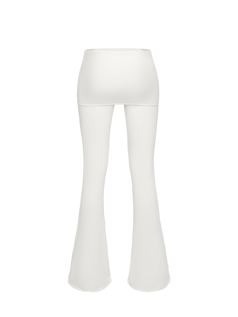 milk flared trousers