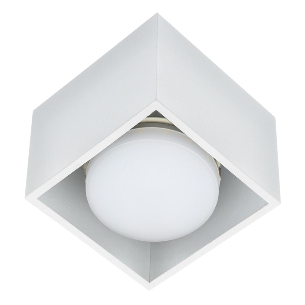 DLC-S609 GX53 WHITE Светильник декоративный накладной, серия Sotto. Без лампы, цоколь GX53. Металл. Белый. TM Fametto