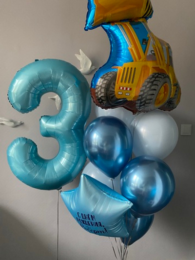 Сет Синий Трактор 3