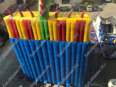 Коммерческий надувной батут-горка "Дракон" 16*8*11 м