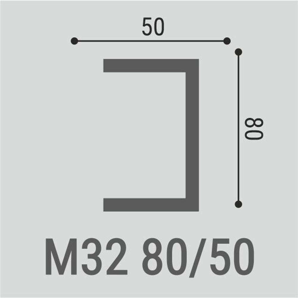 М32 80-50 молдинг