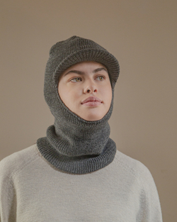 Шапка Fisherman Balaklava GO серый меланж