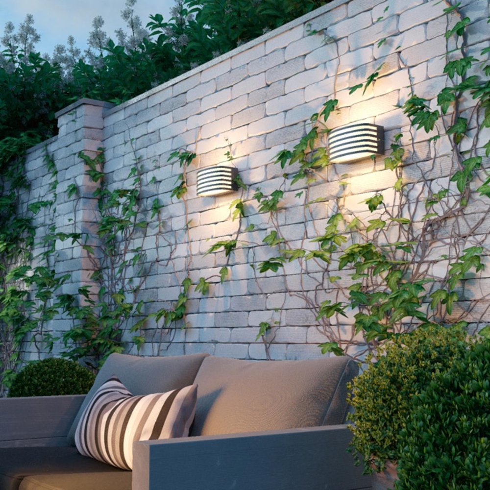 Уличный настенный светильник 370638 STREET NT19 183 темно-серый IP54 220-240V