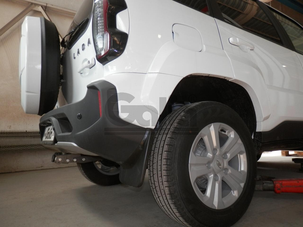 Фаркоп оцинкованный Galia L028A для Lada Niva Travel 2021-, Chevrolet Niva 2123 2008-2020, Lada Niva 2020-2021(паспорт и сертификат в комплекте)(без электрики)