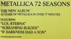 Metallica - 72 Seasons (2LP) Gatefold Металлика