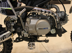 Питбайк Regulmoto FIVE YX125EA (полуавтомат КПП) (серый/черный) 17/14