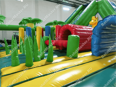 Коммерческий надувной батут "Джунгли малый"