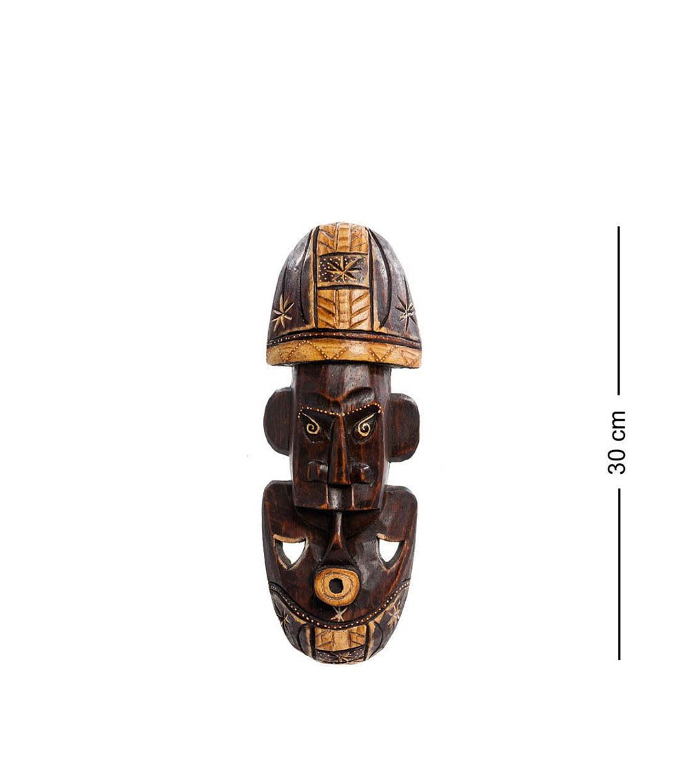 20-139 Панно настенное «Маска» (албезия, о.Бали) 30 см