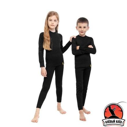 Комплект детский Thermo-Merino, цв.темно-серый 128-134 Helios