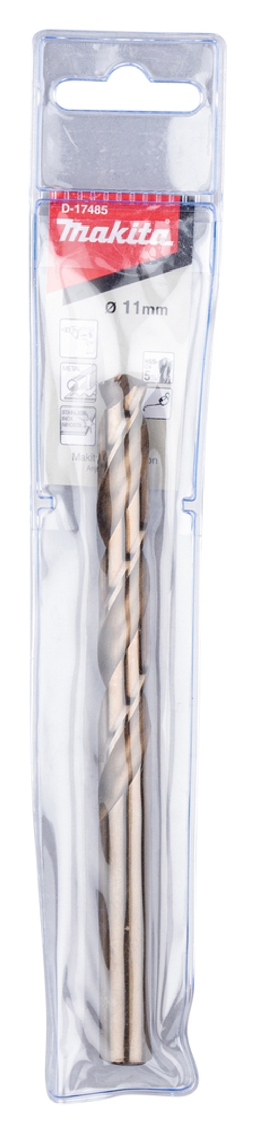 Сверло по металлу 11х94x142 мм HSS-Co Makita D-17485