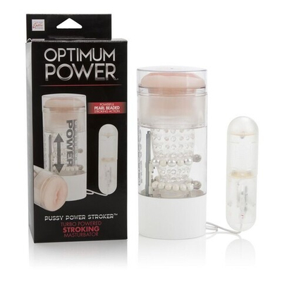 Автоматический мастурбатор с реалистичной насадкой Optimum Power (Цвет: прозрачный, телесный, белый)