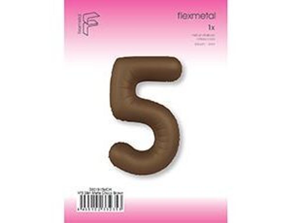 Ф ЦИФРА 5 40" SLIM Choco Brown
