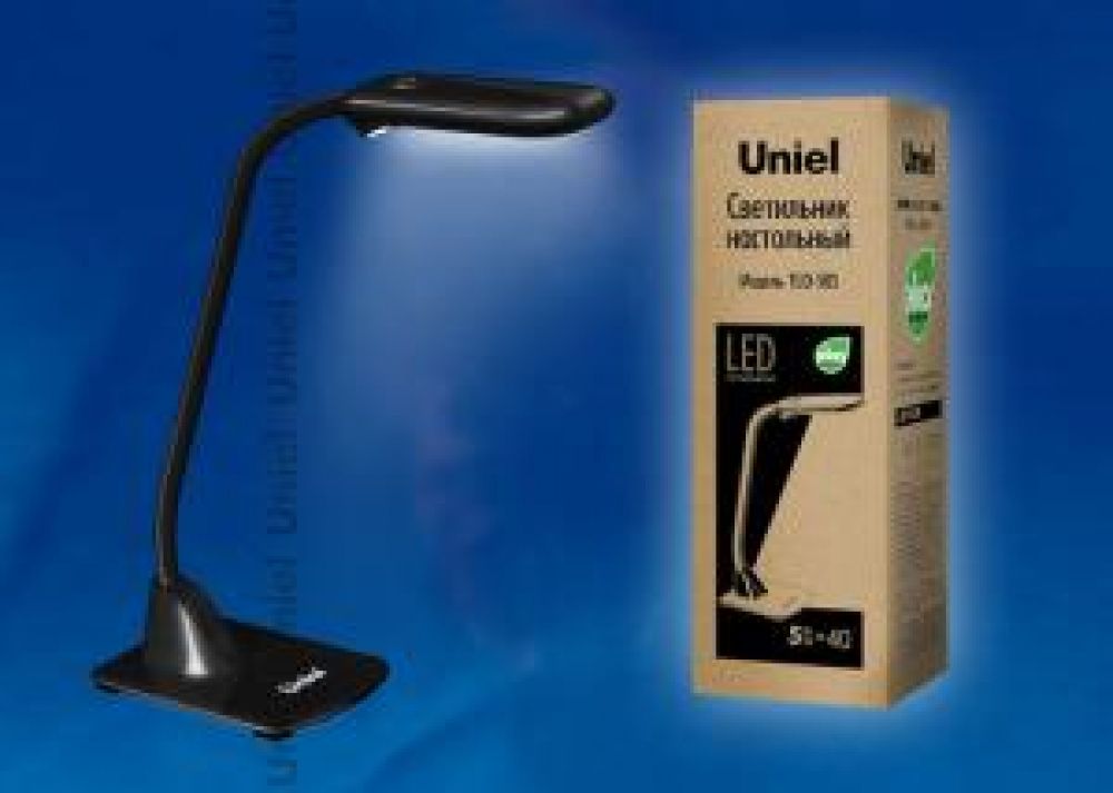 TLD-505 Black/Светильник настольный/LED/550Lm/5000K/Цвет-черный