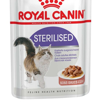 Royal Canin Sterilised 85 г соус - консервы (пауч) для стерилизованных кошек (кусочки)