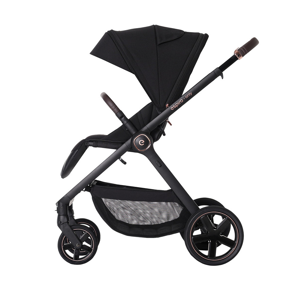 Детская коляска Espiro Only 2 в 1 2025 410 stylish black
