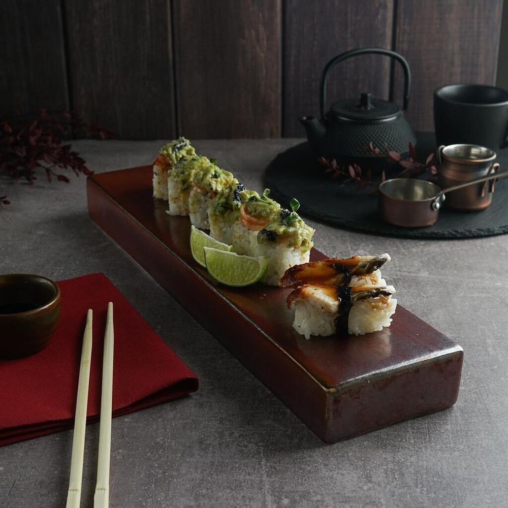 Блюдо прямоугольное 41*9,5 см h4 см   P.L. [2]