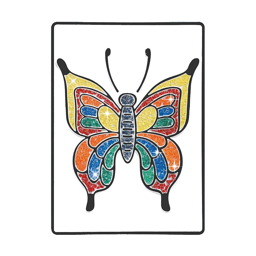 Набор для детского творчества, картина кристаллами "Бабочка" 12х18см (Maxiart)