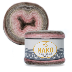 Пряжа Angora Luks Color, 150г, 810м, 80%акрил,15%шерсть, 5%мохер (цена за 1шт)