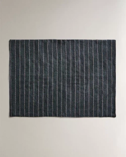 ZARA HOME ЛЬНЯНАЯ САЛФЕТКА, СИНИЙ