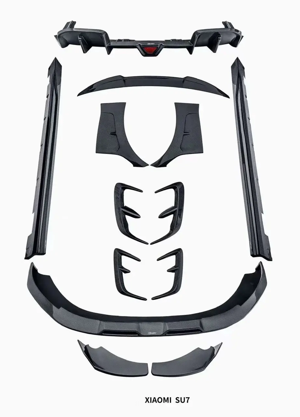 Карбоновый обвес для Xiaomi SU7 2024+ Ксяоми