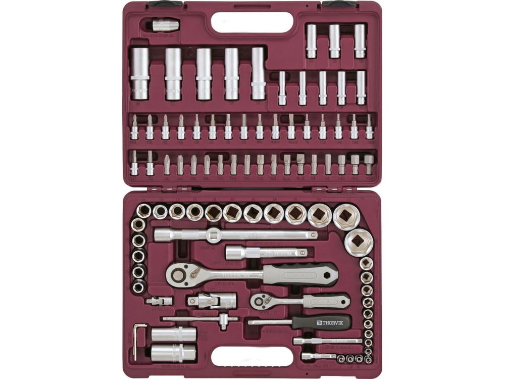 UTS0094 Набор инструмента универсальный 1/4", 1/2"DR, 94 предмета