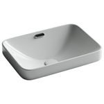 Раковина встраиваемая сверху CERAMICANOVA Element с отверстием слива - перелива прямоугольной формы 460x330x170 мм цвет белый арт. CN6078