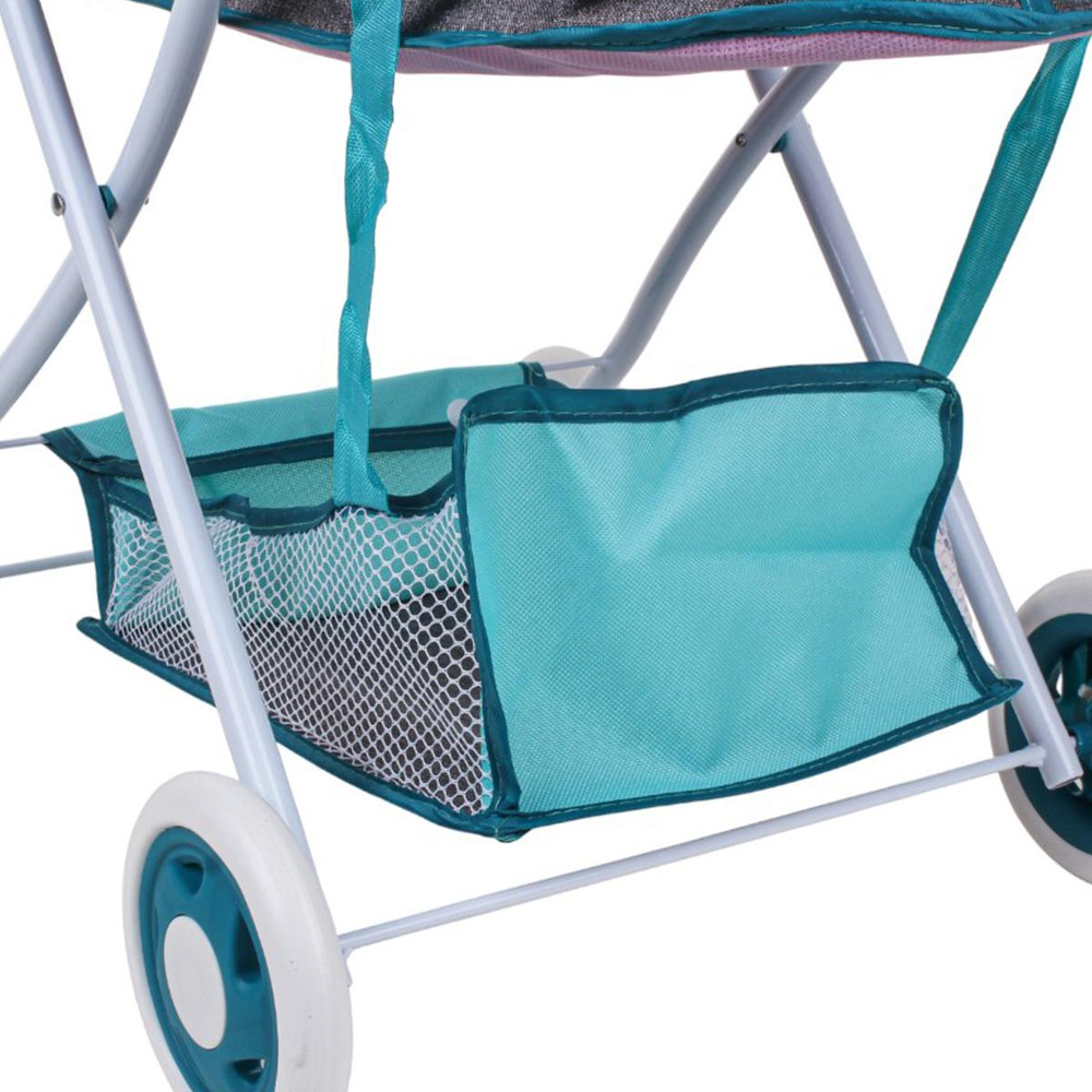 Коляска для куклы лежачая, пакет 936-15