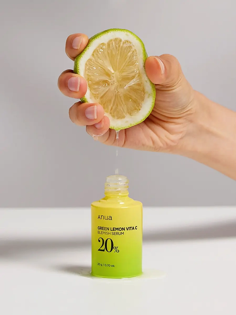 Anua Осветляющая сыворотка с 20% витамина С и экстрактом зелёного лимона Green Lemon Vita C Blemish Serum 20 гр