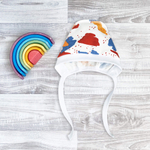 Утеплённый чепчик Mjölk Color Spots